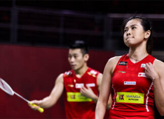 Chan Peng Soon/Goh Liu Ying survive a tough challenge on day one of the Swiss Open. (photo: Shi Tang/Getty Images)