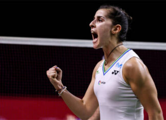 Carolina Marin to play PV Sindhu in the Swiss Open final. (photo: Shi Tang/Getty Images)