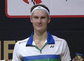 Viktor Axelsen takes home the 2021 Swiss Open title.
