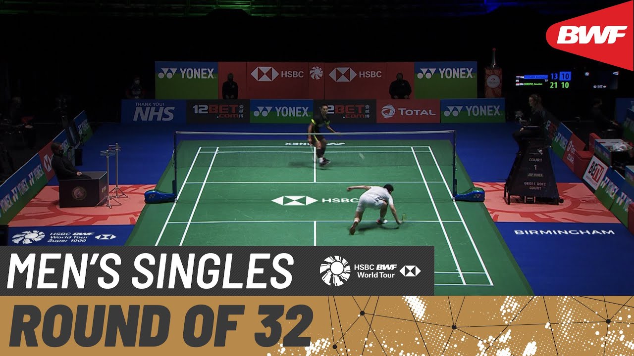 2021 All England Championships 1st Round: Kunlavut Vitidsarn vs. Jonatan Christie
