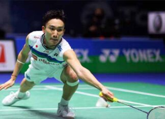 Greater the setback, stronger the comeback for Kento Momota. (photo: Naomi Baker/Getty Images)