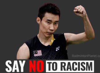 Lee Chong Wei says no to racism. (photo, social media post: GettyImages, Lee Chong Wei's Facebook)