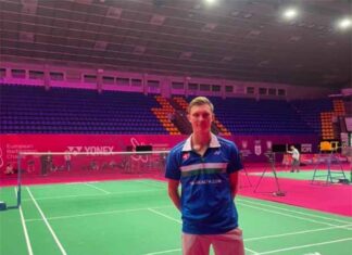 Viktor Axelsen eyes his third European Badminton Championships title in Kyiv. (photo: Viktor Axelsen's Facebook)