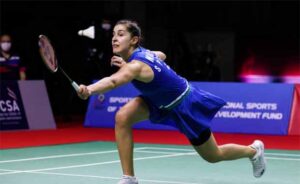 Carolina Marin is eyeing her fifth European Championships title in Kyiv. (photo: Shi Tang/Getty Images)