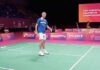 Viktor Axelsen is unstoppable at the European Championships. (photo: Badminton Europe)