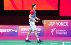 Anders Antonsen to play Hans-Kristian Vittinghus in the European Championships men's singles semi-finals. (photo: Badminton Europe)