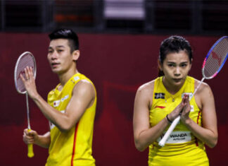 Chan Peng Soon/Goh Liu Ying to train with BAM players in preparation for the Tokyo Olympics. (photo: Shi Tang/Getty Images)