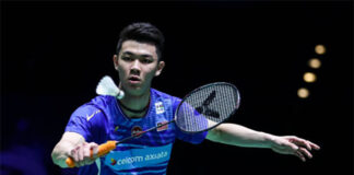 Lee Zii Jia and Kento Momota are set on a collision course in the quarter-finals of the 2021 Singapore Open. (photo: Shi Tang/Getty Images)