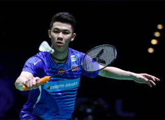 Lee Zii Jia and Kento Momota are set on a collision course in the quarter-finals of the 2021 Singapore Open. (photo: Shi Tang/Getty Images)
