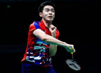 Cheam June Wei leads Malaysia's Spain Masters challenge. (photo: Visual China)