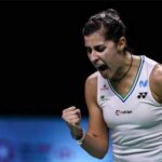 Carolina Marin advances to the 2021 European Championships final. (photo: Shi Tang/Getty Images)