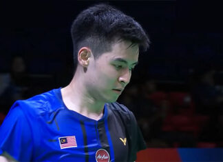 Cheam June Wei to face Shesar Hiren Rhustavito in the 2021 Spain Masters quarter-finals. (photo: AFP)