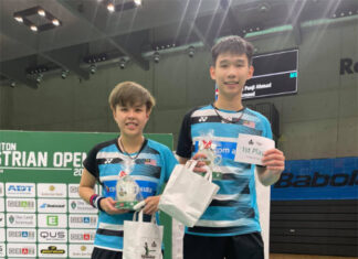 Choong Hon Jian/Toh Ee Wei win their third straight title in 2021 at the Austrian Open. (photo: Toh Ee Wei's Facebook)