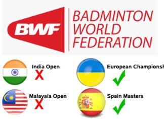 Malaysia Open postponed, but 2021 European Championships & Spain Masters go on despite higher covid-19 cases?