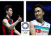Entries for Tokyo Olympics Badminton Event Published Lee Zii Jia (L) and Kento Momota (R) are heavy favorites to win Olympic gold.