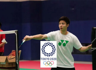 Shi Yuqi busy preparing for the Tokyo Olympics. (photo: Badminton China)