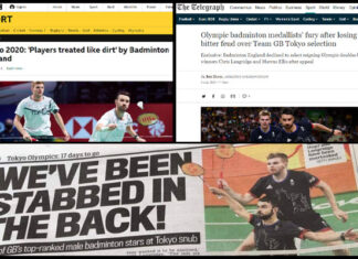 The Marcus Ellis/Chris Langridge vs. Badminton England incident is serious enough to garner a lot of media attention in the UK.