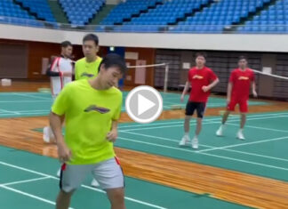Indonesia's men's doubles team starts training in Kumamoto, Japan. (video & photo: Herry Iman Pierngadi IG)