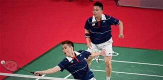 Best of luck to Aaron Chia/Soh Wooi Yik in the Olympic men's doubles quarter-finals. (photo: AFP)