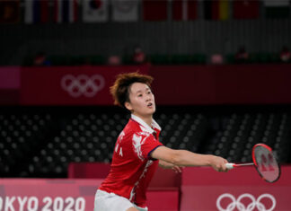 Chen Yufei reaches the Tokyo Olympic women's singles final. (photo: Fred Lee/Getty Images)