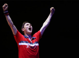 Wish Viktor Axelsen and his family are happy with everything in Dubai. (photo: Naomi Baker/Getty Images)