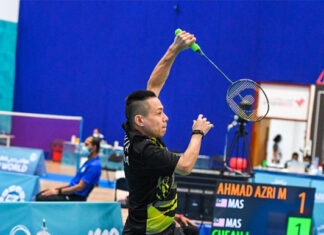Cheah Liek Hou gets ready for the Tokyo Paralympics. (photo: paralympic.org)