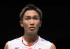 Kento Momota leads Japan into the 2021 Sudirman Cup quarter-finals. (photo: Twitter)