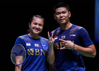 Praveen Jordan/Melati Daeva Oktavianti ensures Indonesia to be able to win Group C at the Sudirman Cup. (photo: Shi Tang/Getty Images)