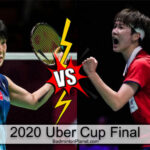 Japan’s Akane Yamaguchi (L) has an 11-8 career head-to-head meeting with Chen Yufei of China ahead of Saturday’s Uber Cup final.(photo: Shi Tang/Getty Images)