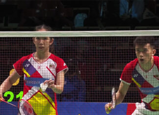 Hoo Pang Ron/Cheah Yee See Malaysia Bounce Back to Power Malaysia Past Indonesia 3-2.