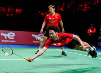 Marcus Fernaldi Gideon/Kevin Sanjaya Sukamuljo are trying to regain their dominance in men's doubles. (photo: Shi Tang/Getty Images)