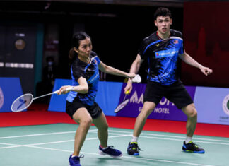 Tan Kian Meng/Lai Pei Jing enter the second round of the Denmark Open. (photo: Shi Tang/Getty Images)