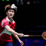 Chen Yufei clinches the winning point for China in the 2021 Sudirman Cup semi-finals against Korea. (photo: Shi Tang/Getty Images)