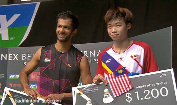Ng Tze Yong wins 2021 Belgian International. Ng Tze Yong wins 2021 Belgian International.