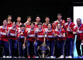 China's men's and women's teams are heavy favorites to win the 2020 Thomas and Uber Cups. (photo: Shi Tang/Getty Images)