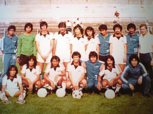 the 1980 Malaysian football team. (photo: NST)