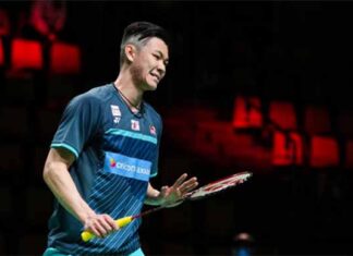 2021 HYLO Open: Lee Zii Jia advances despite a slow start.(photo: Shi Tang/Getty Images)