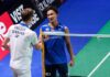 Viktor Axelsen and Kento Momota are set to play at the 2021 Indonesia Masters. (photo: Shi Tang/Getty Images)