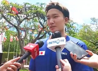 Kento Momota is having a lot of fun in Bali ahead of the 2021 Indonesia Masters next week. (photo: Instagram)
