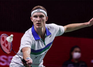 Viktor Axelsen loses to HS Prannoy in the 2021 Indonesia Masters second round. (photo: Shi Tang/Getty Images)