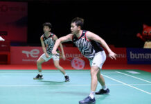 Kevin Sanjaya Sukamuljo/Marcus Fernaldi Gideon enter the 2021 Indonesia Masters finals. (photo: PBSI)