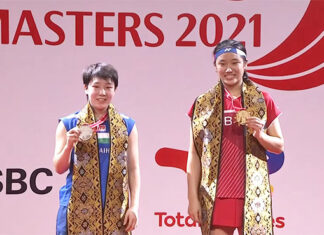 An Seyoung (R) Wins the 2021 Indonesia Masters title.