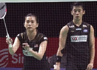 Chan Peng Soon/Goh Liu Ying advance to the 2021 Indonesia Open quarter-finals.