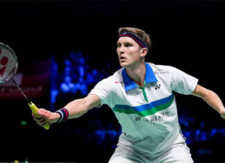 Viktor Axelsen humbles Sai B. Praneeth to make 2021 Indonesia Open semi-finals. (photo: Shi Tang/Getty Images)