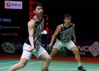 Kevin Sanjaya Sukamuljo/Marcus Fernaldi Gideon advance to the Indonesia Open final. (photo: PBSI)