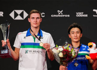 Viktor Axelsen overtakes Kento Momota to become the new world number one. (photo: Shi Tang/Getty Images)