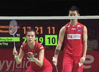 Chan Peng Soon/Goh Liu Ying advance to the semi-finals of the 2021 BWF World Tour Finals.