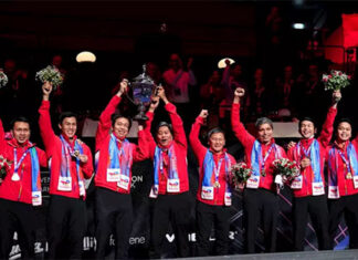 Indonesian Thomas Cup Team Receives USD $703k Bonus from the Government. (photo: Shi Tang/Getty Images)