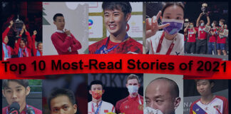 BadmintonPlanet.com's Top 10 Most-read Stories In 2021.
