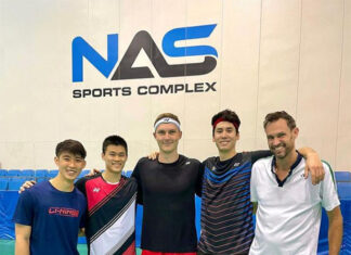 Loh Kean Yew arrives in Dubai to start training with Viktor Axelsen. (photo: Loh Kean Yew's Facebook)